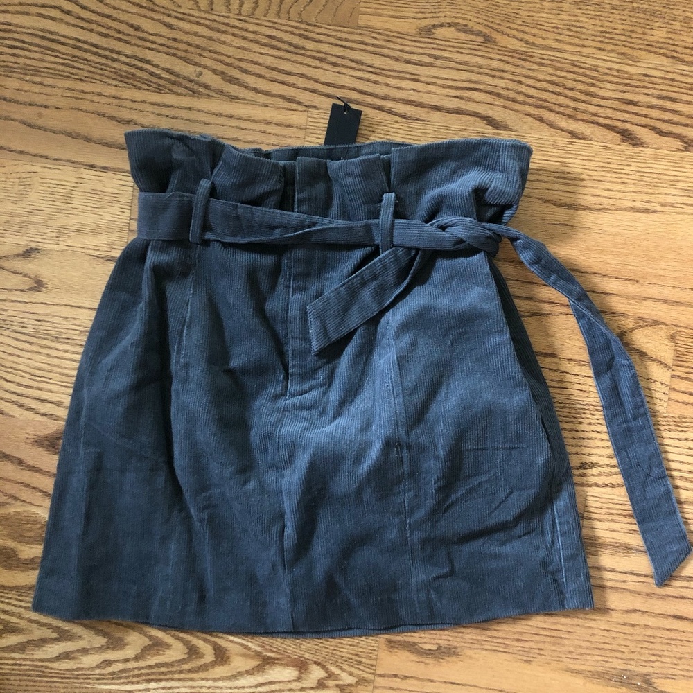 Brand New Corduroy Skirt with tie - w/ tags